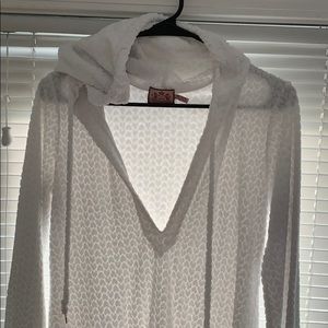 Juicy Couture white bathing suit coverup
